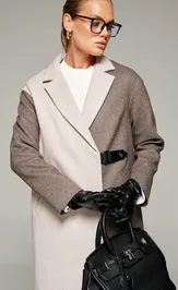 Coat Beautiful & Free 7014 korichnevo-pesochnyj
