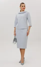 Костюм Anastasia 1163 серо-гол