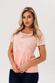 Блуза Anelli Laurel арт. 1653 персиковая дымка