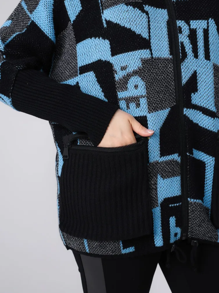 Sweter BONADI #1807 goluboj