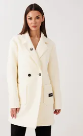 Пальто V&N fashion 1116 молочный