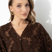 Blouse CHARUTTI #Gromche slov (shokolad)