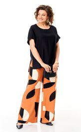 Костюм Michel Chic 1384 рыжий, графика
