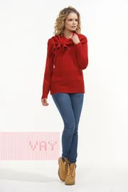 Джемперы, кардиганы, жакеты Newvay арт. 4637 красн