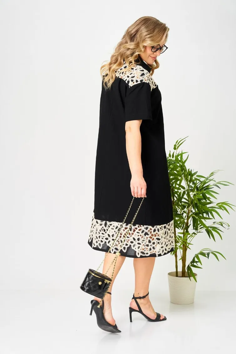 Sukienka Ava fashion #M-193 chernyj