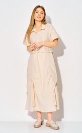 Платье LAIKONY L-254 бежевый