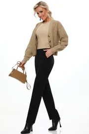 Spodnie DS Trend #Br-0216-0514 (chernye klassicheskie so strelkami )