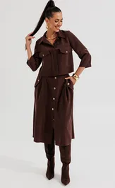 Костюм Galean Style 1013 коричневый