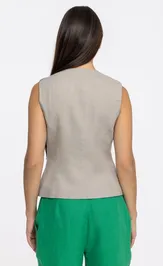 Жилет FASHION CENTRE Л-4042 песочный