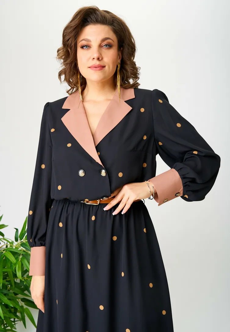 Sukienka Ava fashion #M-104 chernyj