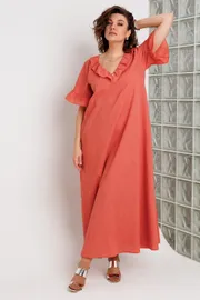 Платье BegiModa арт. 1066 коралл