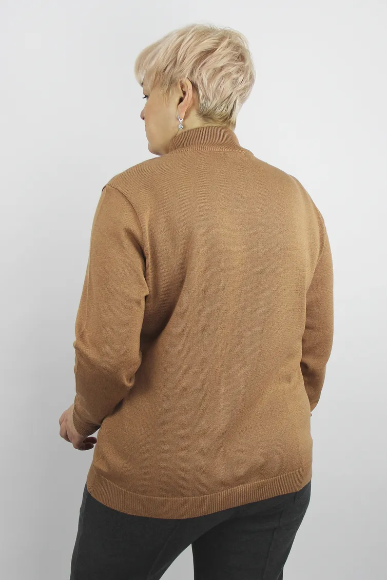 Sweter Polesie #S3632-21 1S1230-D43 muss mokko 158