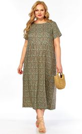 Dress LadyThreeStars 2682 myatnyj print