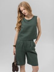 Блузка Romgil арт. РТ0147-ЛЕ4 темно-зеленый