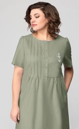 Dress Мишель Стиль 1115-2 olivkovyj