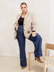 Żakiet Ava fashion #M-172 bezhevyj