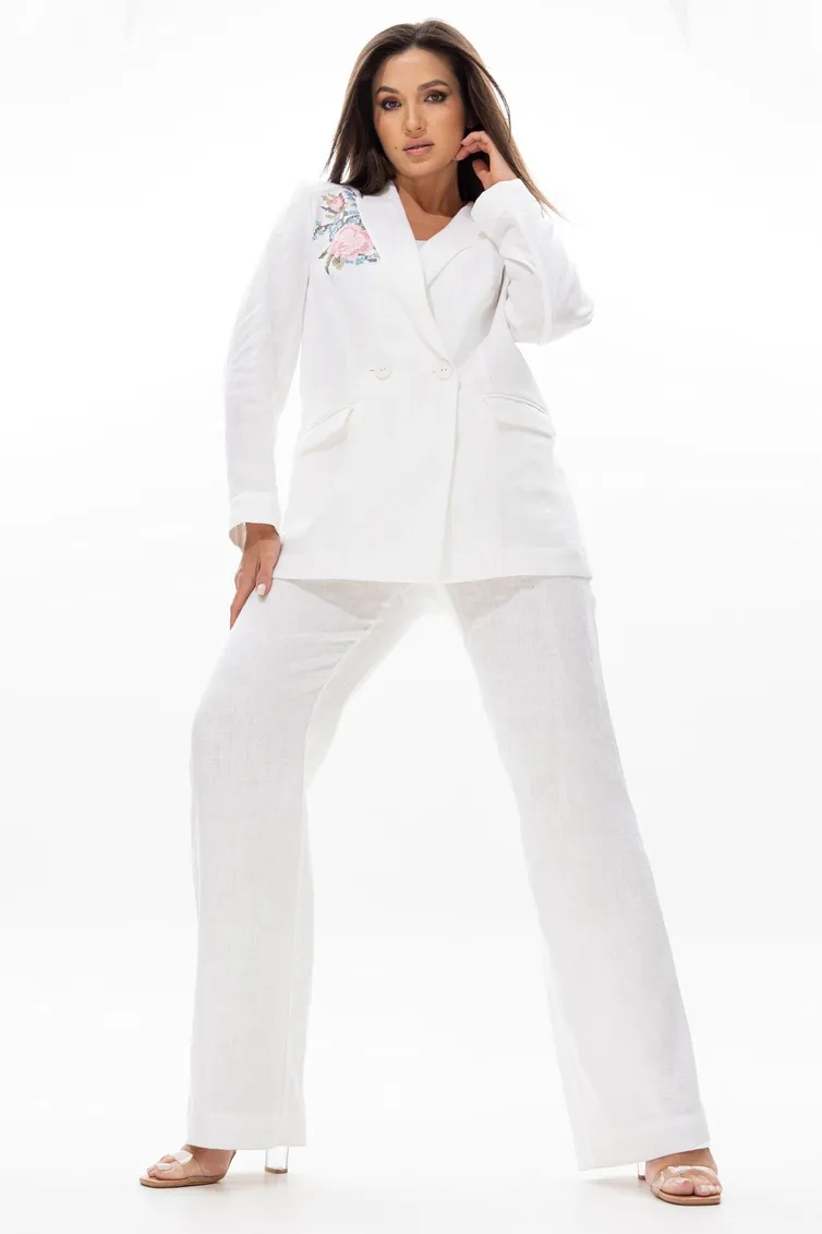 Trousers Ma Cherie #2055 belyj