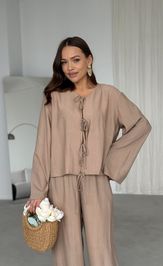 Блузка TND М198 бежевый