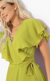 Платье CHARUTTI Счастье влюбленности (салатовое, нью)