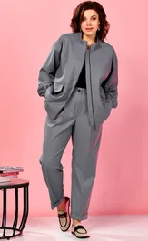 Костюм Ava fashion М-178 серый