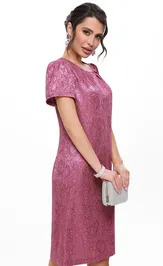 Платье DS Trend П-4240-0104-01 (коктейльное с кружевом)