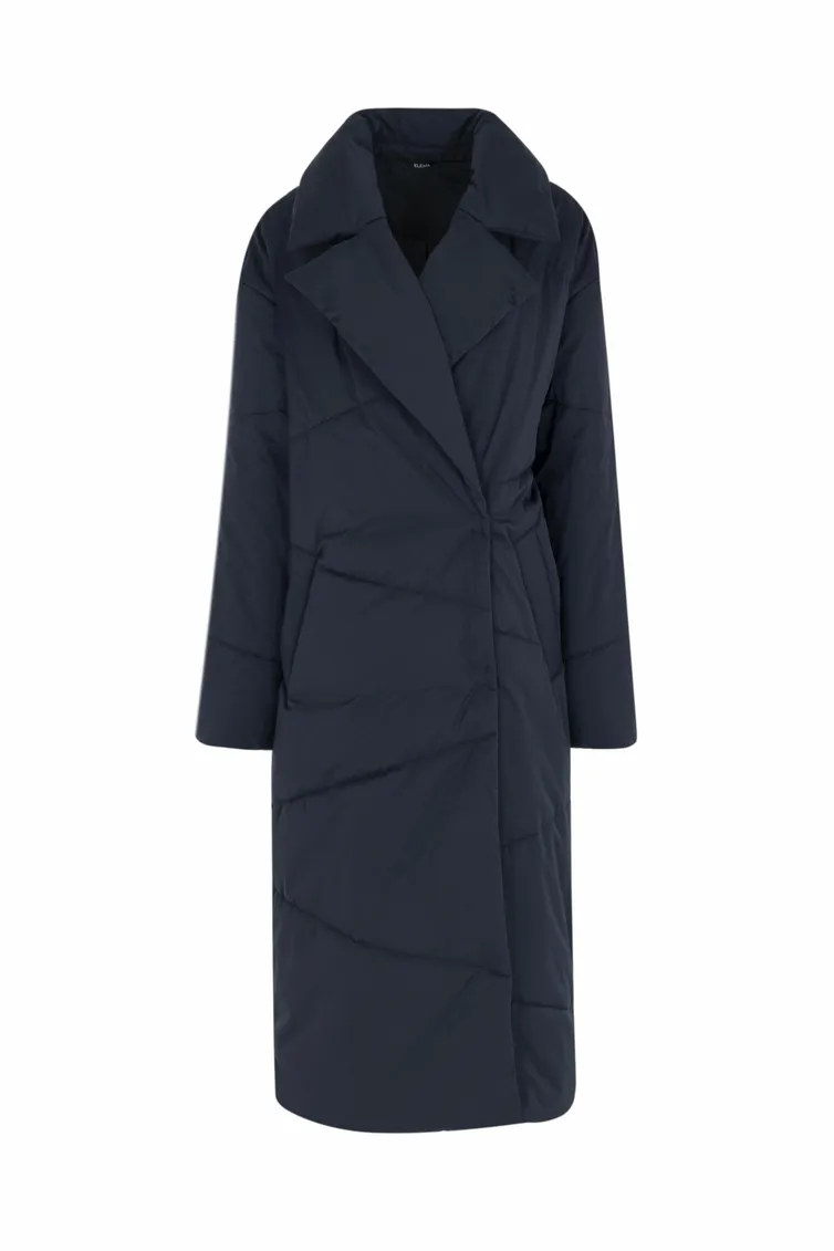 Coat Elema #5-55 tyomno-sinij 170