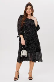 Платье Michel Chic арт. 2164 черный, горох