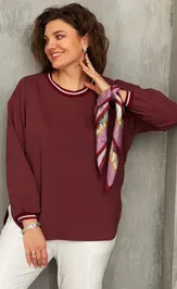 Джемпер BegiModa 4121 бордо