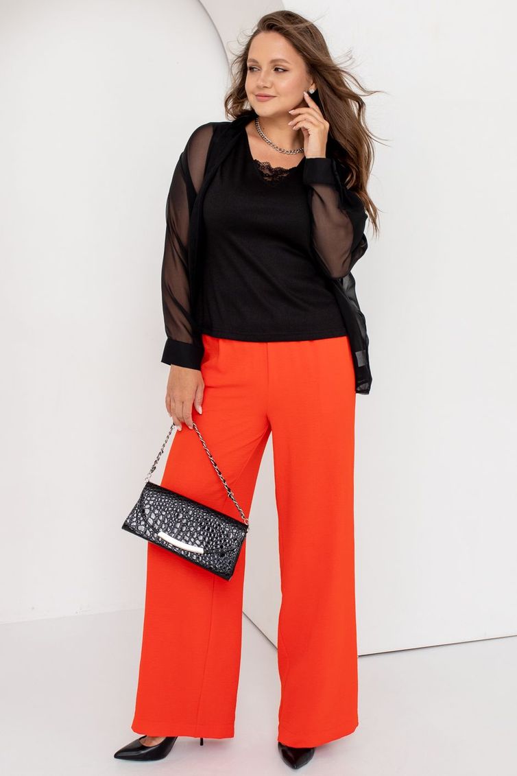 Брюки TOOK A LOOK & Angelika арт. АБ-013к красный апельсин