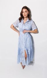 Платье Люше 4364 голубой
