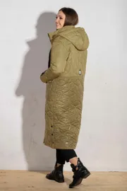 Płaszcz MiSlana #0721 palto gorchica