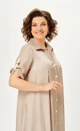 Платье Michel Chic 2198 песочный туман
