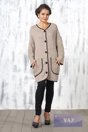 Jumpers, cardigans, blazers Newvay #1378 sv.korichn