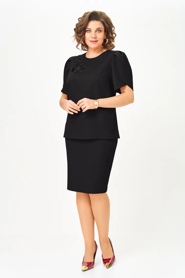 Garnitur Vilena-fashion #1143 chernyj
