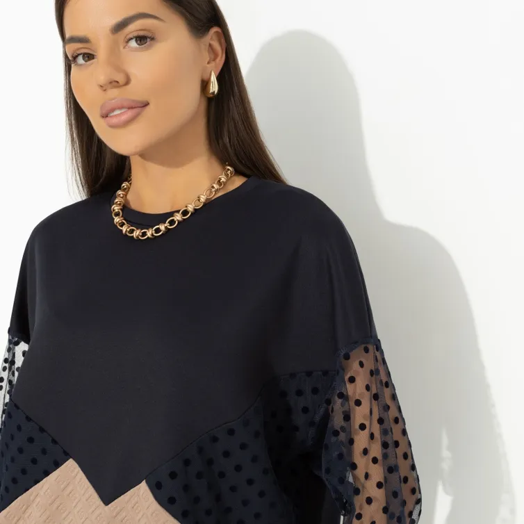 Bluza CHARUTTI #Lyubimyj obraz (blue)