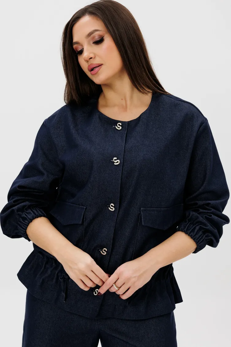 Blazer Ma Cherie #1146 temno-sinij