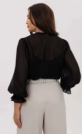 Bluzka MiSlana 1192 chernyj