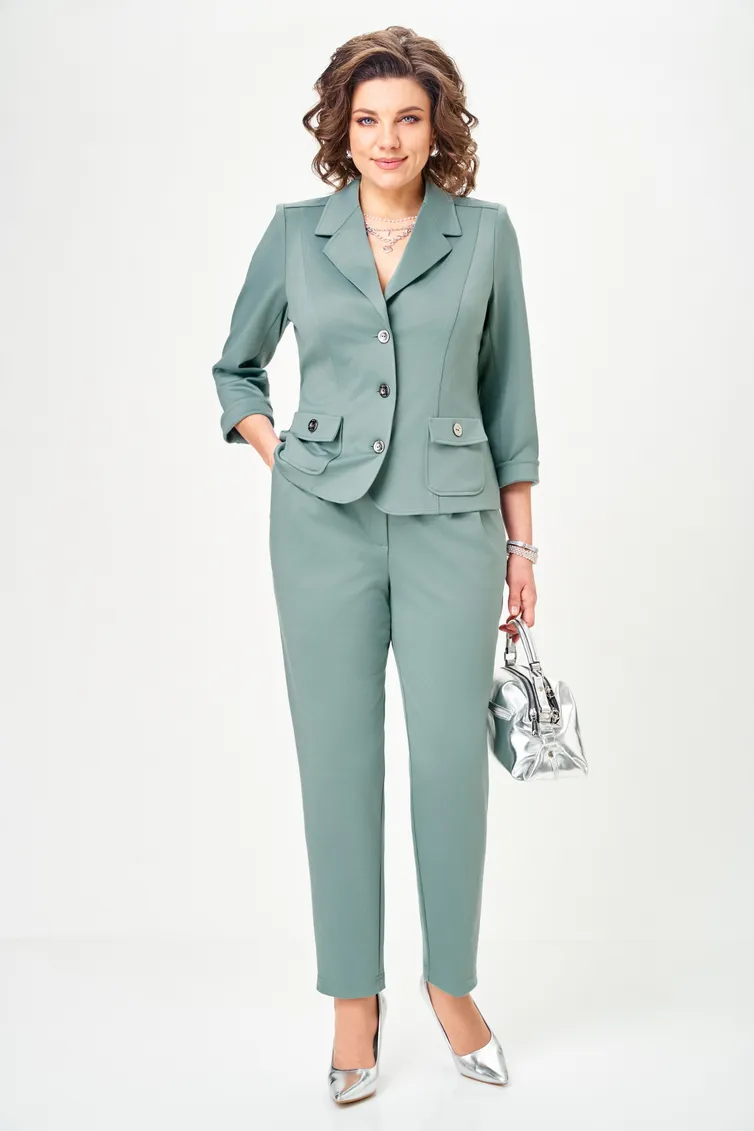 Suit DOGGI #2848 sero-goluboj
