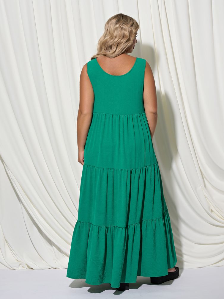 Платье DORA plus арт. 0262-1 зеленый