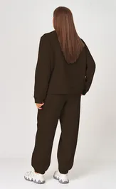 Suit V&N fashion 1068 shokolad