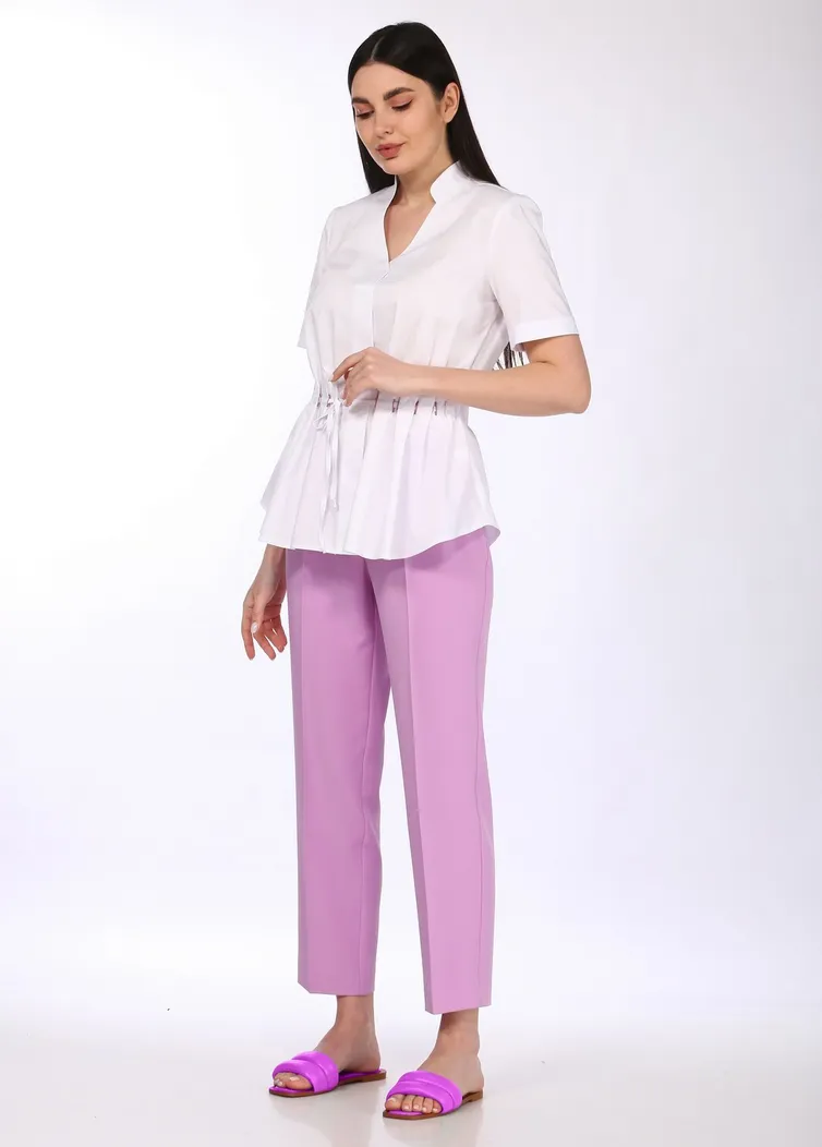 Zestaw Vilena-fashion #806 belyj+rozovyj