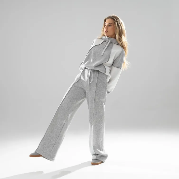 Spodnie CHARUTTI #Derzhi v kurse (light gray)
