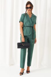 Костюм Beautiful & Free арт. 6451 бутылочно-зелёный