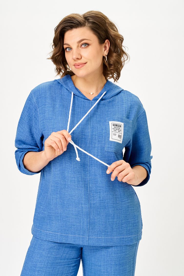 Костюм Vilena-fashion арт. 1178 голубой