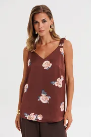 Do Góry GIZART #15328 kapuchino+print cvety