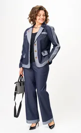 Suit Aira Style 24239 sinij