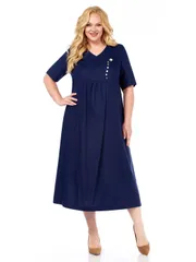 Sukienka Linia L #B-2060 sapfirovo-sin