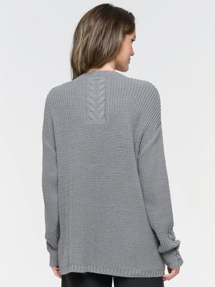 Sweter Newvay #9232-91013 titanium