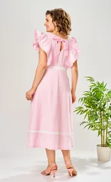 Платье Ava fashion М-200 розовый