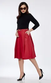 Skirt Klever 0225 krasnyj
